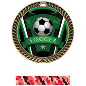 Hasty Awards 2.5" Varsity Crest Soccer Medals Hasty Awards 2.5" Varsity Crest Soccer Medals