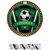 Hasty Awards 2.5" Varsity Crest Soccer Medals Hasty Awards 2.5" Varsity Crest Soccer Medals