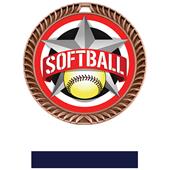 Hasty Awards 2.5" All-Star Crest Softball Medals Hasty Awards 2.5" All-Star Crest Softball Medals