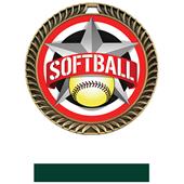 Hasty Awards 2.5" All-Star Crest Softball Medals Hasty Awards 2.5" All-Star Crest Softball Medals