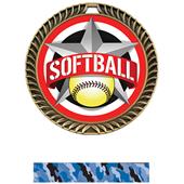 Hasty Awards 2.5" All-Star Crest Softball Medals Hasty Awards 2.5" All-Star Crest Softball Medals