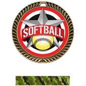 Hasty Awards 2.5" All-Star Crest Softball Medals Hasty Awards 2.5" All-Star Crest Softball Medals