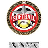 Hasty Awards 2.5" All-Star Crest Softball Medals Hasty Awards 2.5" All-Star Crest Softball Medals