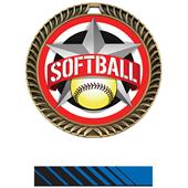 Hasty Awards 2.5" All-Star Crest Softball Medals Hasty Awards 2.5" All-Star Crest Softball Medals