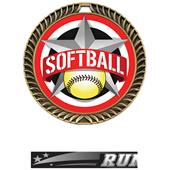 Hasty Awards 2.5" All-Star Crest Softball Medals Hasty Awards 2.5" All-Star Crest Softball Medals
