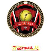 Hasty Awards 2.5" Varsity Crest Softball Medals Hasty Awards 2.5" Varsity Crest Softball Medals