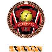 Hasty Awards 2.5" Varsity Crest Softball Medals Hasty Awards 2.5" Varsity Crest Softball Medals