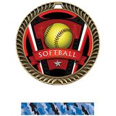 Hasty Awards 2.5" Varsity Crest Softball Medals Hasty Awards 2.5" Varsity Crest Softball Medals