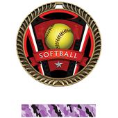 Hasty Awards 2.5" Varsity Crest Softball Medals Hasty Awards 2.5" Varsity Crest Softball Medals