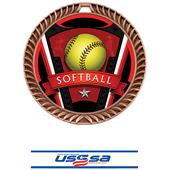 Hasty Awards 2.5" Varsity Crest Softball Medals Hasty Awards 2.5" Varsity Crest Softball Medals