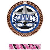 Hasty Awards 2.5" All-Star Crest Swimming Medals Hasty Awards 2.5" All-Star Crest Swimming Medals