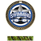 Hasty Awards 2.5" All-Star Crest Swimming Medals Hasty Awards 2.5" All-Star Crest Swimming Medals
