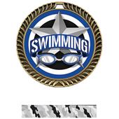 Hasty Awards 2.5" All-Star Crest Swimming Medals Hasty Awards 2.5" All-Star Crest Swimming Medals