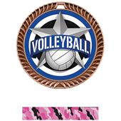 Hasty Awards 2.5" All-Star Crest Volleyball Medals Hasty Awards 2.5" All-Star Crest Volleyball Medals
