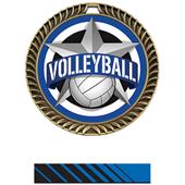 Hasty Awards 2.5" All-Star Crest Volleyball Medals Hasty Awards 2.5" All-Star Crest Volleyball Medals