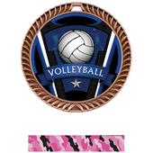 Hasty Awards 2.5" Varsity Crest Volleyball Medals Hasty Awards 2.5" Varsity Crest Volleyball Medals