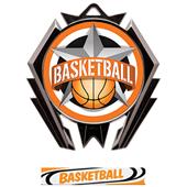 Hasty Stealth Basketball All-Star Medal M-5200 Hasty Stealth Basketball All-Star Medal M-5200