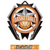 Hasty Stealth Basketball All-Star Medal M-5200 Hasty Stealth Basketball All-Star Medal M-5200