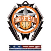 Hasty Stealth Basketball All-Star Medal M-5200 Hasty Stealth Basketball All-Star Medal M-5200