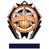 Hasty Stealth Basketball All-Star Medal M-5200 Hasty Stealth Basketball All-Star Medal M-5200