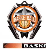 Hasty Stealth Basketball All-Star Medal M-5200 Hasty Stealth Basketball All-Star Medal M-5200