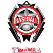 Hasty Stealth Baseball All-Star Medal M-5200 Hasty Stealth Baseball All-Star Medal M-5200