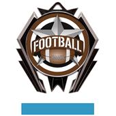 Hasty Stealth Football All-Star Medal M-5200 Hasty Stealth Football All-Star Medal M-5200