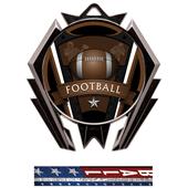 Hasty Stealth Football Varsity Medal M-5200 Hasty Stealth Football Varsity Medal M-5200