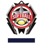 Hasty Stealth Softball All-Star Medal M-5200 Hasty Stealth Softball All-Star Medal M-5200