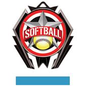 Hasty Stealth Softball All-Star Medal M-5200 Hasty Stealth Softball All-Star Medal M-5200