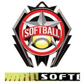 Hasty Stealth Softball All-Star Medal M-5200 Hasty Stealth Softball All-Star Medal M-5200