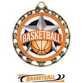 Hasty Award Basketball All-Star Insert Medal Hasty Award Basketball All-Star Insert Medal