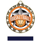 Hasty Award Basketball All-Star Insert Medal Hasty Award Basketball All-Star Insert Medal
