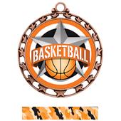 Hasty Award Basketball All-Star Insert Medal Hasty Award Basketball All-Star Insert Medal