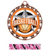 Hasty Award Basketball All-Star Insert Medal Hasty Award Basketball All-Star Insert Medal