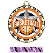 Hasty Award Basketball All-Star Insert Medal Hasty Award Basketball All-Star Insert Medal
