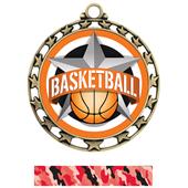 Hasty Award Basketball All-Star Insert Medal Hasty Award Basketball All-Star Insert Medal