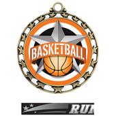 Hasty Award Basketball All-Star Insert Medal Hasty Award Basketball All-Star Insert Medal