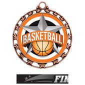 Hasty Award Basketball All-Star Insert Medal Hasty Award Basketball All-Star Insert Medal