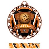 Hasty Award Basketball Varsity Insert Medal Hasty Award Basketball Varsity Insert Medal