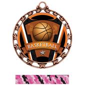 Hasty Award Basketball Varsity Insert Medal Hasty Award Basketball Varsity Insert Medal
