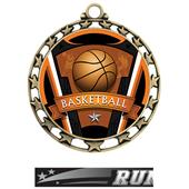 Hasty Award Basketball Varsity Insert Medal Hasty Award Basketball Varsity Insert Medal