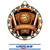 Hasty Award Basketball Varsity Insert Medal