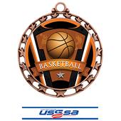 Hasty Award Basketball Varsity Insert Medal