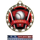 Hasty Award Baseball Varsity Insert Medal M-4401 Hasty Award Baseball Varsity Insert Medal M-4401