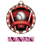Hasty Award Baseball Varsity Insert Medal M-4401 Hasty Award Baseball Varsity Insert Medal M-4401