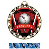Hasty Award Baseball Varsity Insert Medal M-4401 Hasty Award Baseball Varsity Insert Medal M-4401