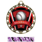 Hasty Award Baseball Varsity Insert Medal M-4401 Hasty Award Baseball Varsity Insert Medal M-4401