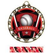 Hasty Award Baseball Varsity Insert Medal M-4401 Hasty Award Baseball Varsity Insert Medal M-4401
