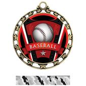 Hasty Award Baseball Varsity Insert Medal M-4401 Hasty Award Baseball Varsity Insert Medal M-4401